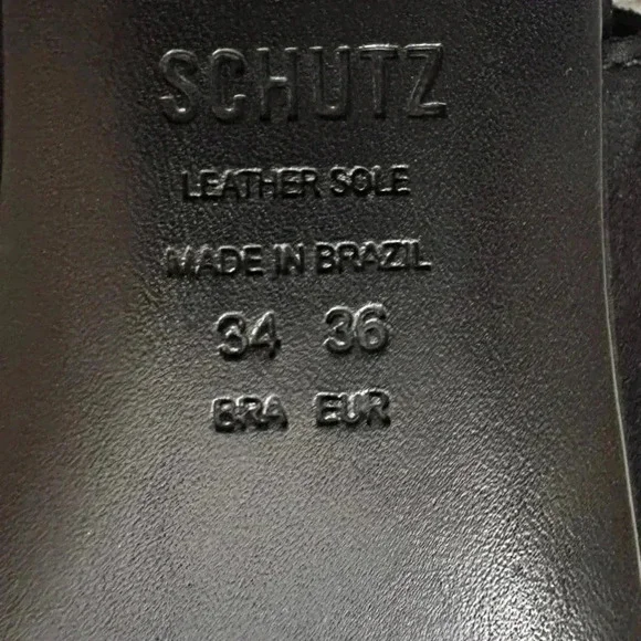 SCHUTZ Chamoi Pump Black Size 6 NWB